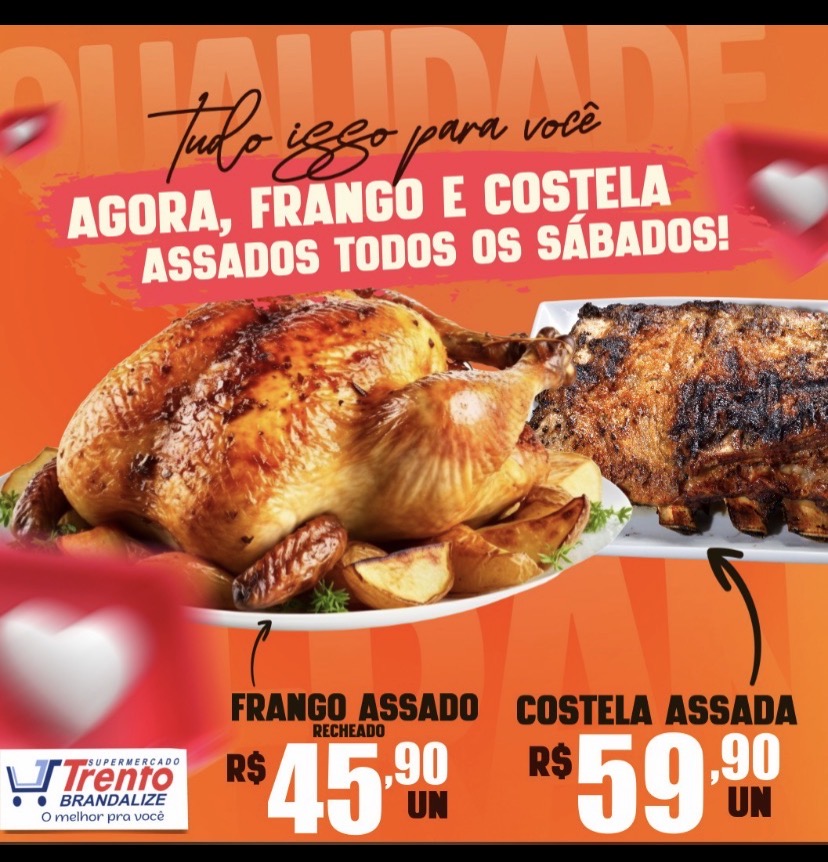 Trento assados aos sábados